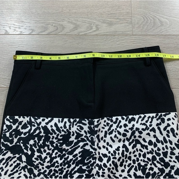 Tibi Black & White Trouser Mini Skirt - Picture 8 of 9